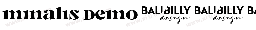 Minalis Demo字体转换